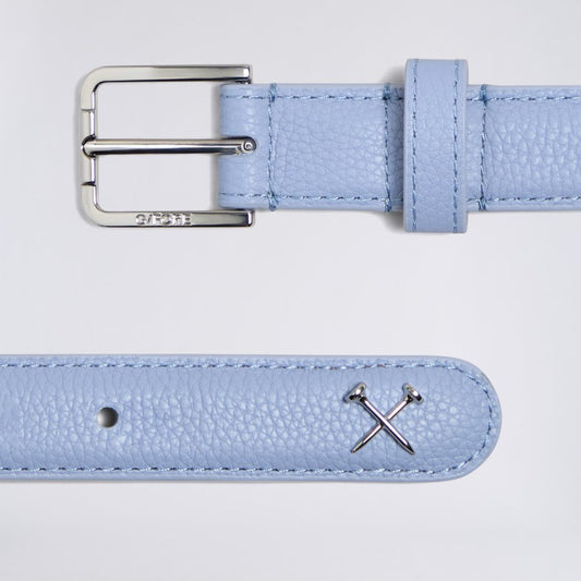 WOMEN'S METAL TEES LEATHER BELT - US 2389
