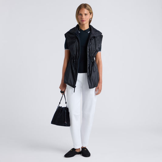 REVERSIBLE FLEECE & NYLON HYBRID VEST - US 2695