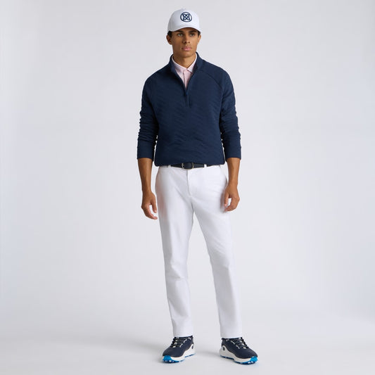DUNES COTTON QUILTED 1/4 ZIP PULLOVER - US 3240