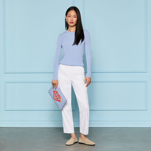 LTD RELEASE LINEN CROPPED PLEATED TROUSER - US 3512