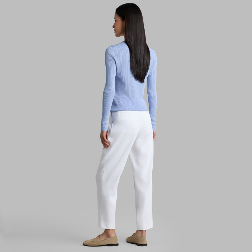 LTD RELEASE LINEN CROPPED PLEATED TROUSER - US 3512