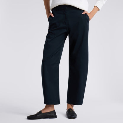 LTD RELEASE STRETCH COTTON GABARDINE BARREL LEG TROUSER - US 7329