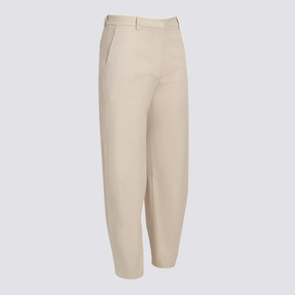 LTD RELEASE STRETCH COTTON GABARDINE BARREL LEG TROUSER - US 6343