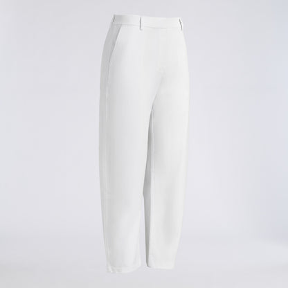 LTD RELEASE STRETCH COTTON GABARDINE BARREL LEG TROUSER - US 4002