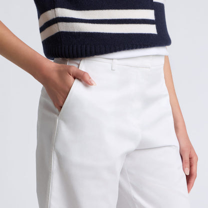 LTD RELEASE STRETCH COTTON GABARDINE BARREL LEG TROUSER - US 4002