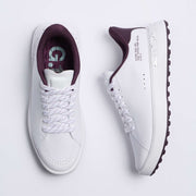 Snow / Dark Plum