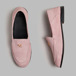 WOMEN'S METAL TEES SUEDE FLEX LOAFER - US 7431