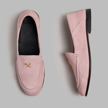 WOMEN'S METAL TEES SUEDE FLEX LOAFER - US 7431
