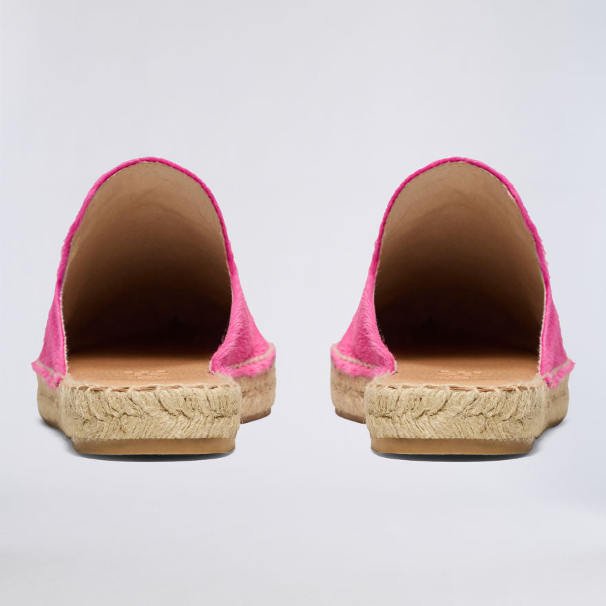 WOMEN'S METAL TEES PONY HAIR ESPADRILLE - US 3253