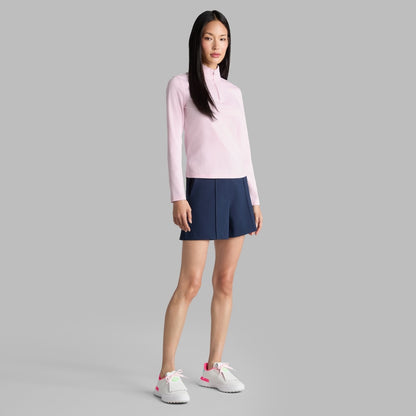 FITTED RIB 1/4 ZIP PULLOVER - US 7578