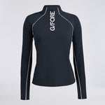 CONTRAST MESH SILKY TECH NYLON 1/4 ZIP PULLOVER - US 0299