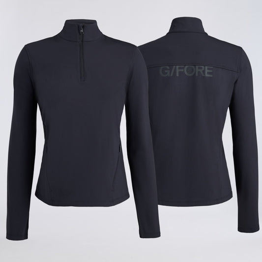 BRUSHED BACK STRETCH 1/4 ZIP PULLOVER - US 2255
