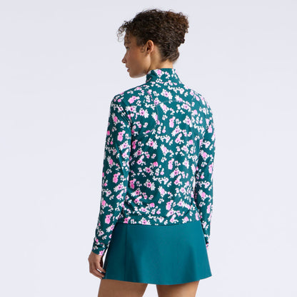 BLOSSOM SILKY TECH NYLON 1/4 ZIP PULLOVER - US 2461