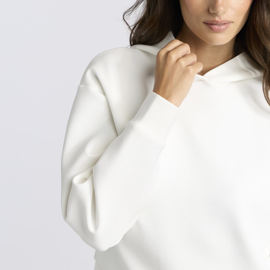 COTTON BLEND SCUBA HOODIE - US 2626