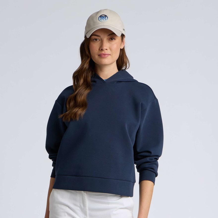 COTTON BLEND SCUBA HOODIE - US 5335