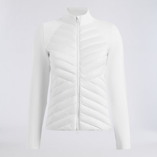 V-DOWN QUILTED HYBRID JACKET - US 4709