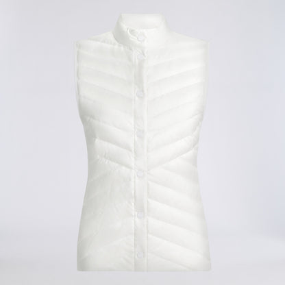 V-DOWN QUILTED STRETCH TECH INTERLOCK VEST - US 7842