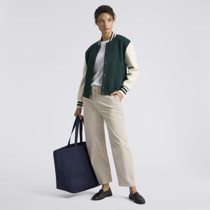 LTD RELEASE OVERSIZED WOOL CASHMERE VARSITY JACKET - US 7250