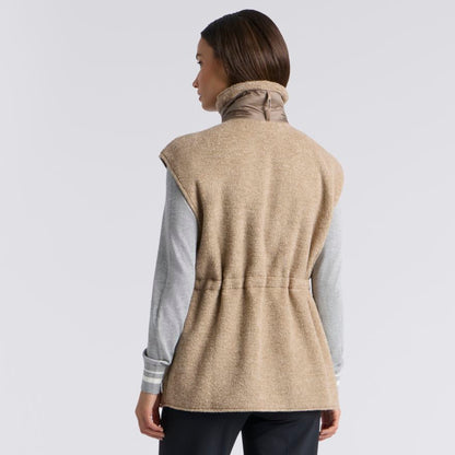 REVERSIBLE FLEECE & NYLON HYBRID VEST - US 2768