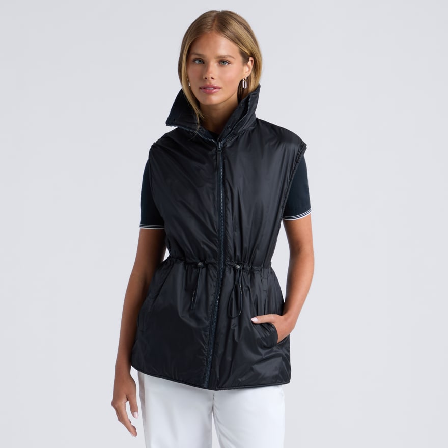 REVERSIBLE FLEECE & NYLON HYBRID VEST - US 2695
