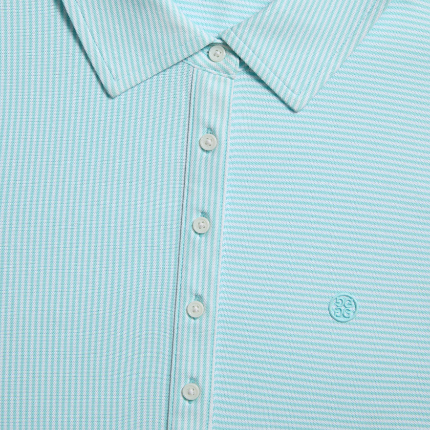 FEEDER STRIPE TECH PIQUÉ SLEEVELESS POLO - US 8132