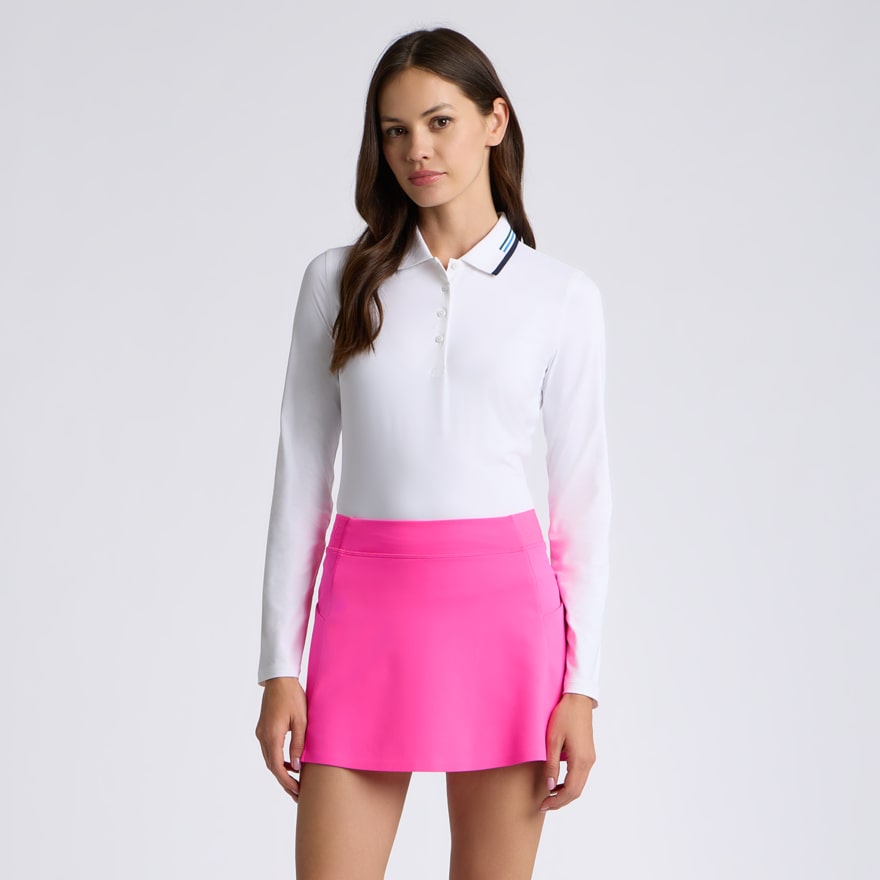 SILKY TECH NYLON LONG SLEEVE POLO - US 4604