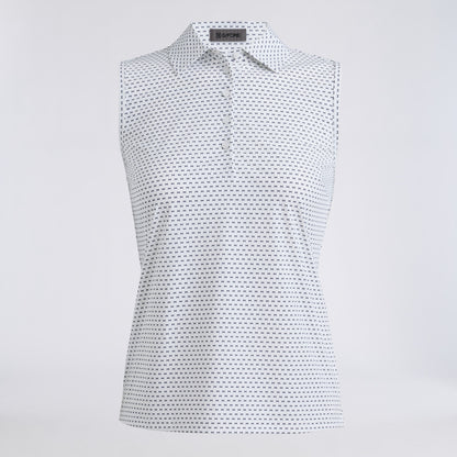 GEO 2 SILKY TECH NYLON SLEEVELESS POLO - US 6793