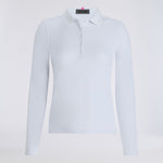 RIBBED TECH NYLON LONG SLEEVE POLO - US 2708