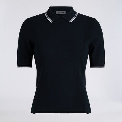 ELEVATED SHORT SLEEVE SWEATER POLO - US 8182