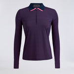 GEO 2 SILKY TECH NYLON LONG SLEEVE 1/4 ZIP POLO - US 5231