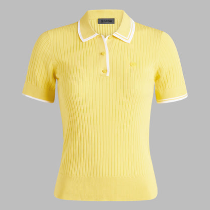 RIBBED KNIT SWEATER POLO - US 8240