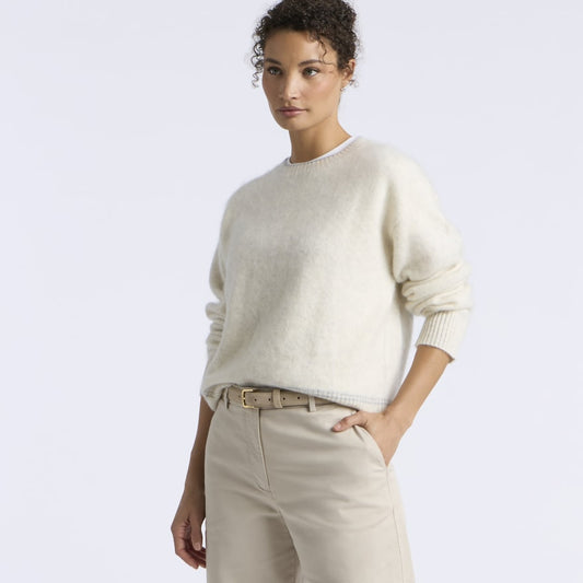 G WREATH BRUSHED CASHMERE SWEATER - US 0238