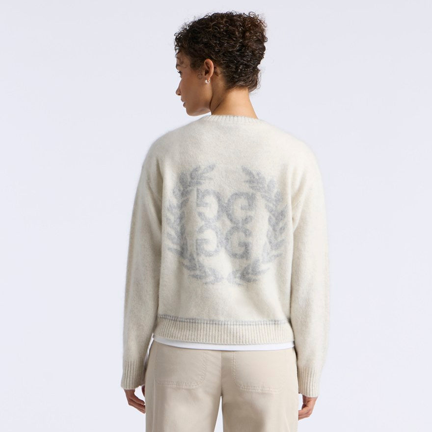 G WREATH BRUSHED CASHMERE SWEATER - US 0238