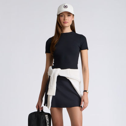 TECH NYLON RIB FITTED TEE - US 2972