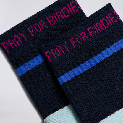 MEN'S PRAY FOR BIRDIES 1/4 SOCK - US 1371