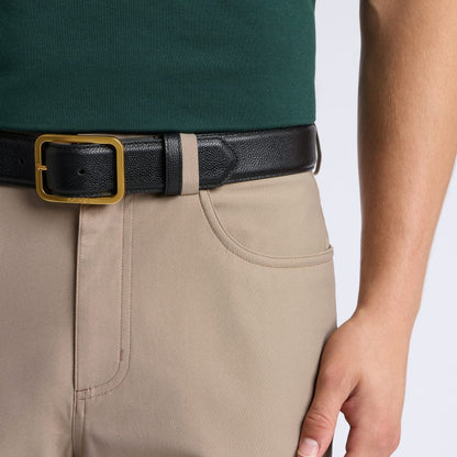 MEN'S LUXE PEBBLE LEATHER BELT - US 4601