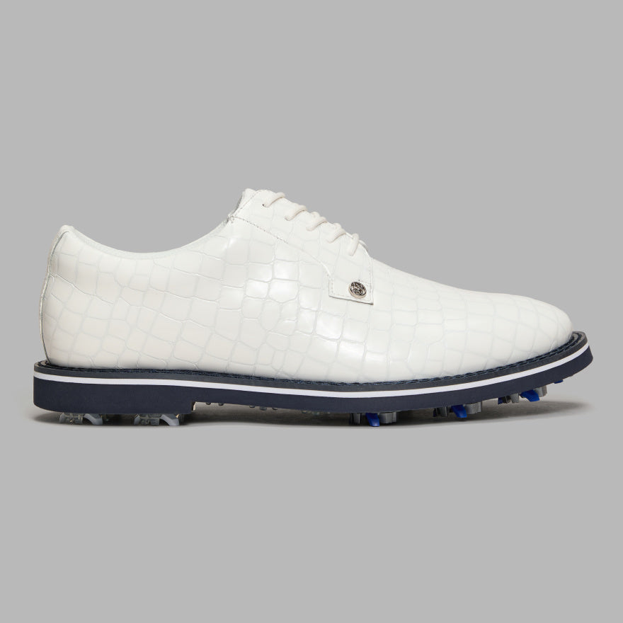MEN'S LTD RELEASE GALLIVANTER G/LOCK CROC-EMBOSSED LEATHER DERBY GOLF SHOE - US 8466