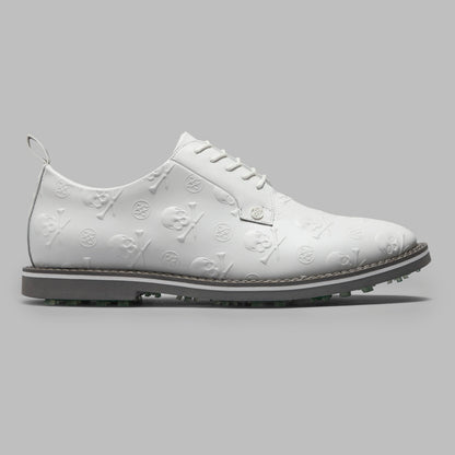MEN'S GALLIVANTER EMBOSSED SKULL & TEES LEATHER GOLF SHOE - US 6313