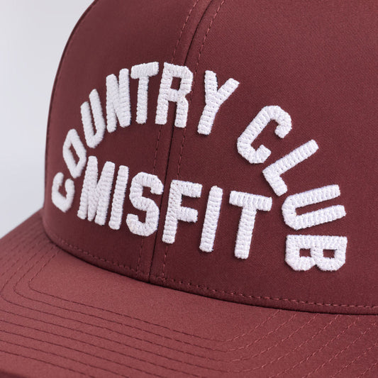 COUNTRY CLUB MISFIT PERFORATED DELTA HAT - US 0022