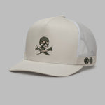 CAMO SKULL & TEES TALL TRUCKER HAT - US 3295
