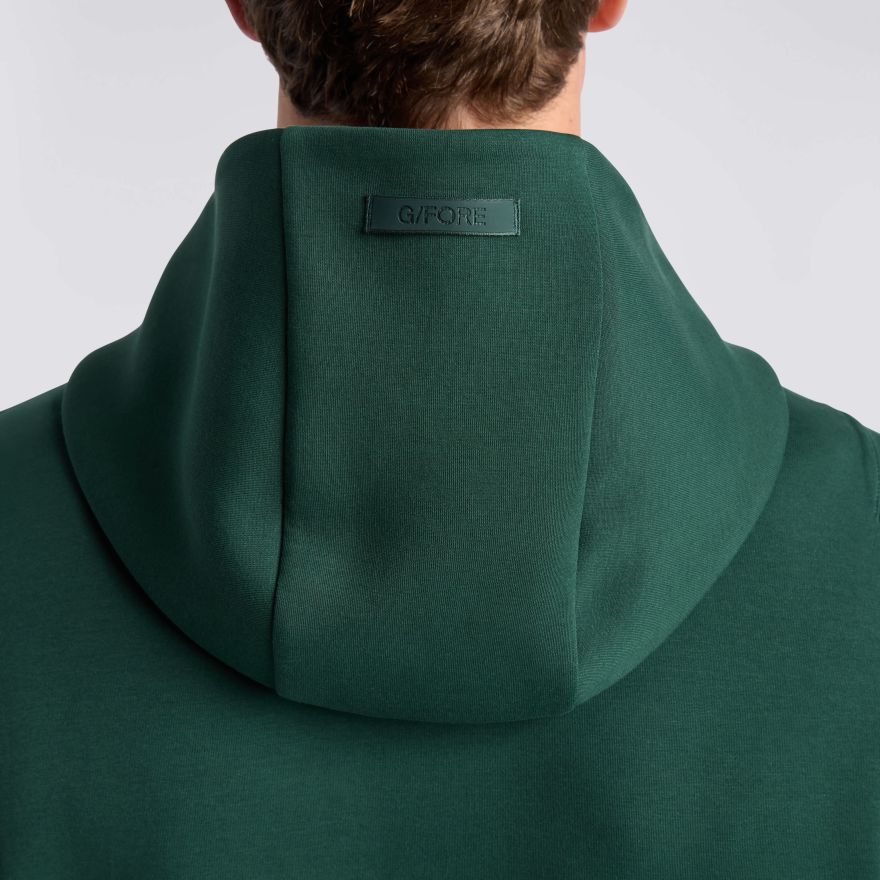 COTTON BLEND SCUBA HOODIE - US 9291