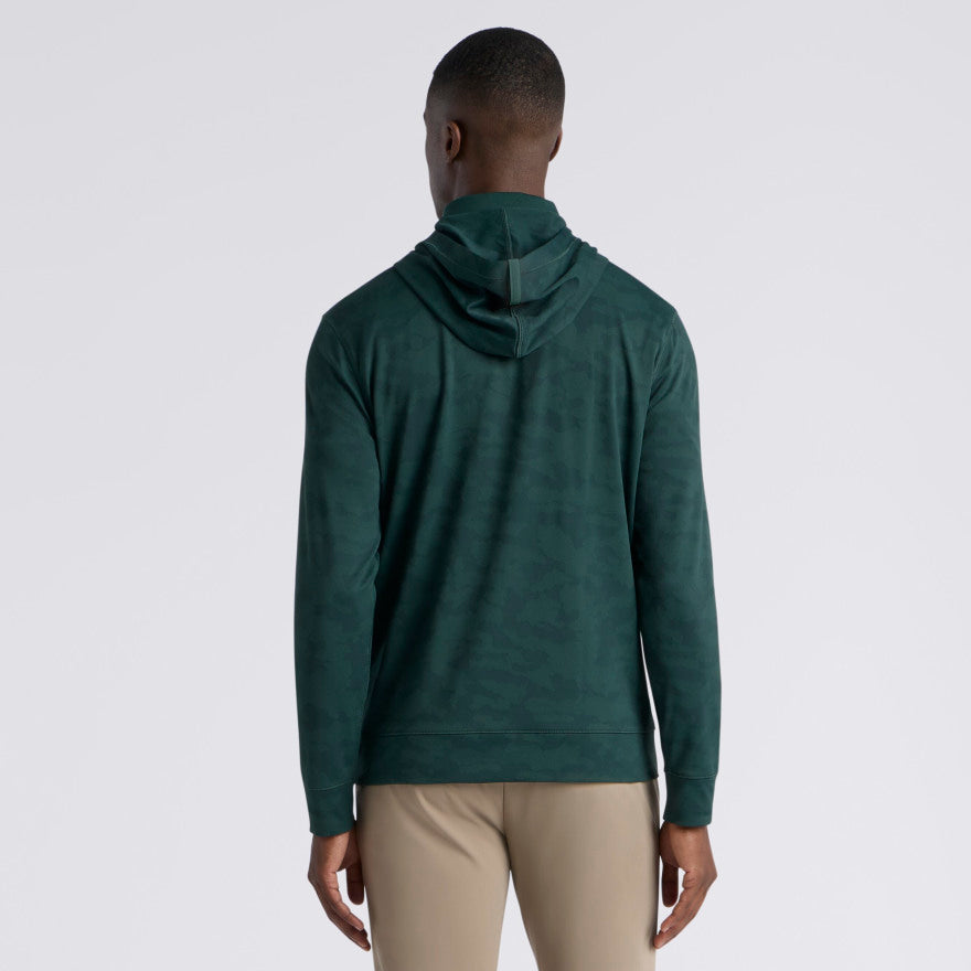 CAMO JACQUARD JERSEY HOODIE - US 0154