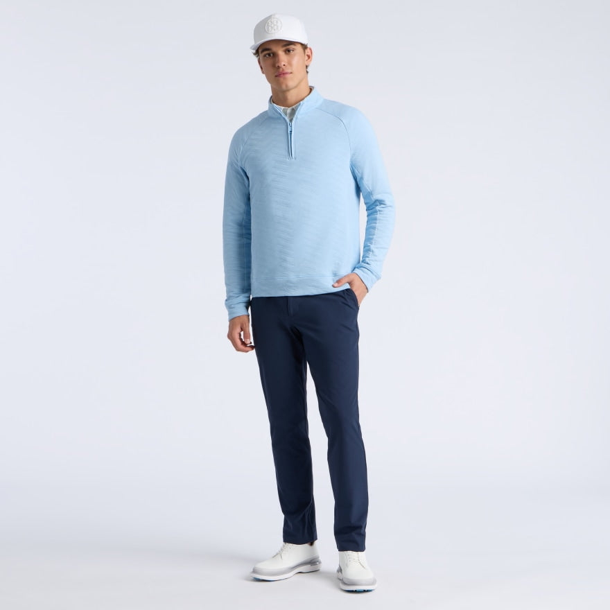 DUNES COTTON QUILTED 1/4 ZIP PULLOVER - US 0329