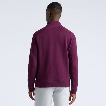 DUNES COTTON QUILTED 1/4 ZIP PULLOVER - US 9742