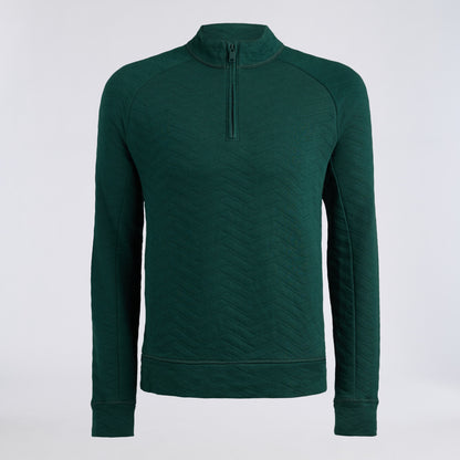 DUNES COTTON QUILTED 1/4 ZIP PULLOVER - US 9359