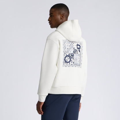 FORE CORNERS COTTON BLEND SCUBA HOODIE - US 4734