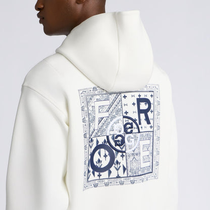 FORE CORNERS COTTON BLEND SCUBA HOODIE - US 4734