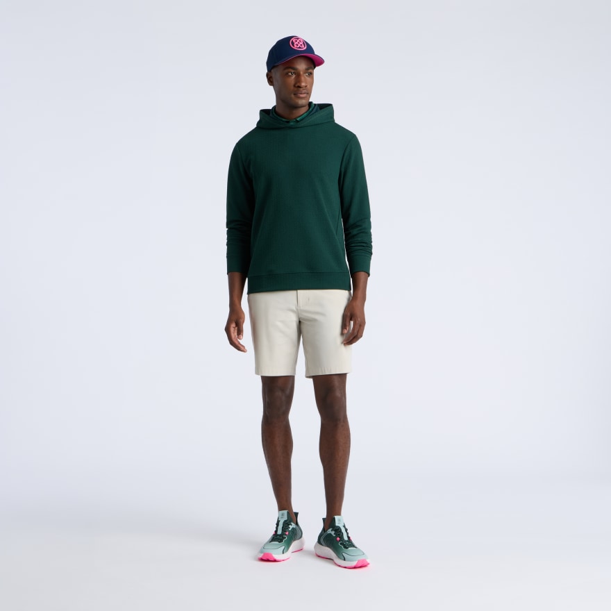 PEBBLE QUILTED HOODIE - US 0210