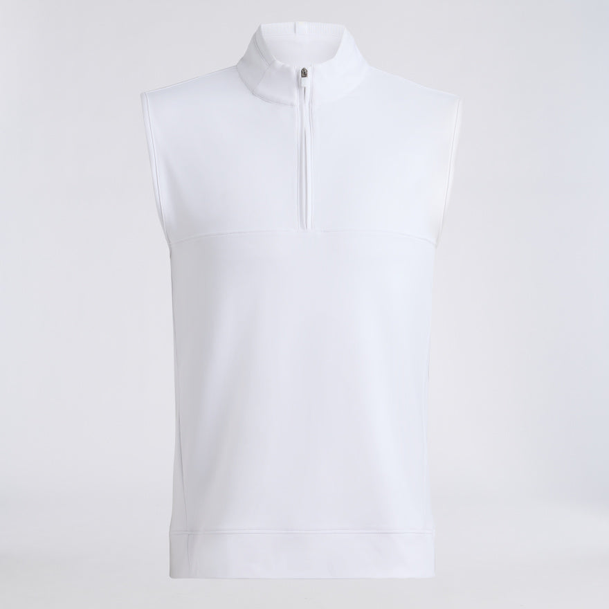 BRUSHED BACK TECH TERRY 1/4 ZIP VEST - US 3511