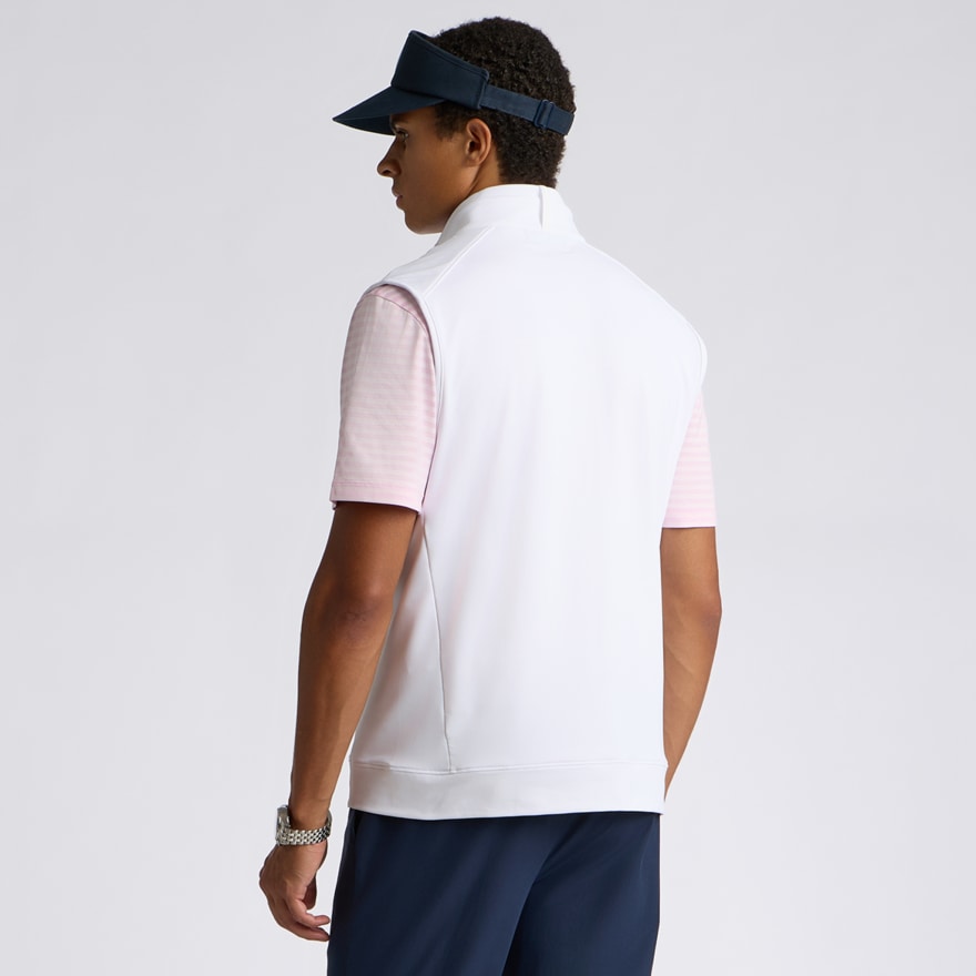 BRUSHED BACK TECH TERRY 1/4 ZIP VEST - US 3511